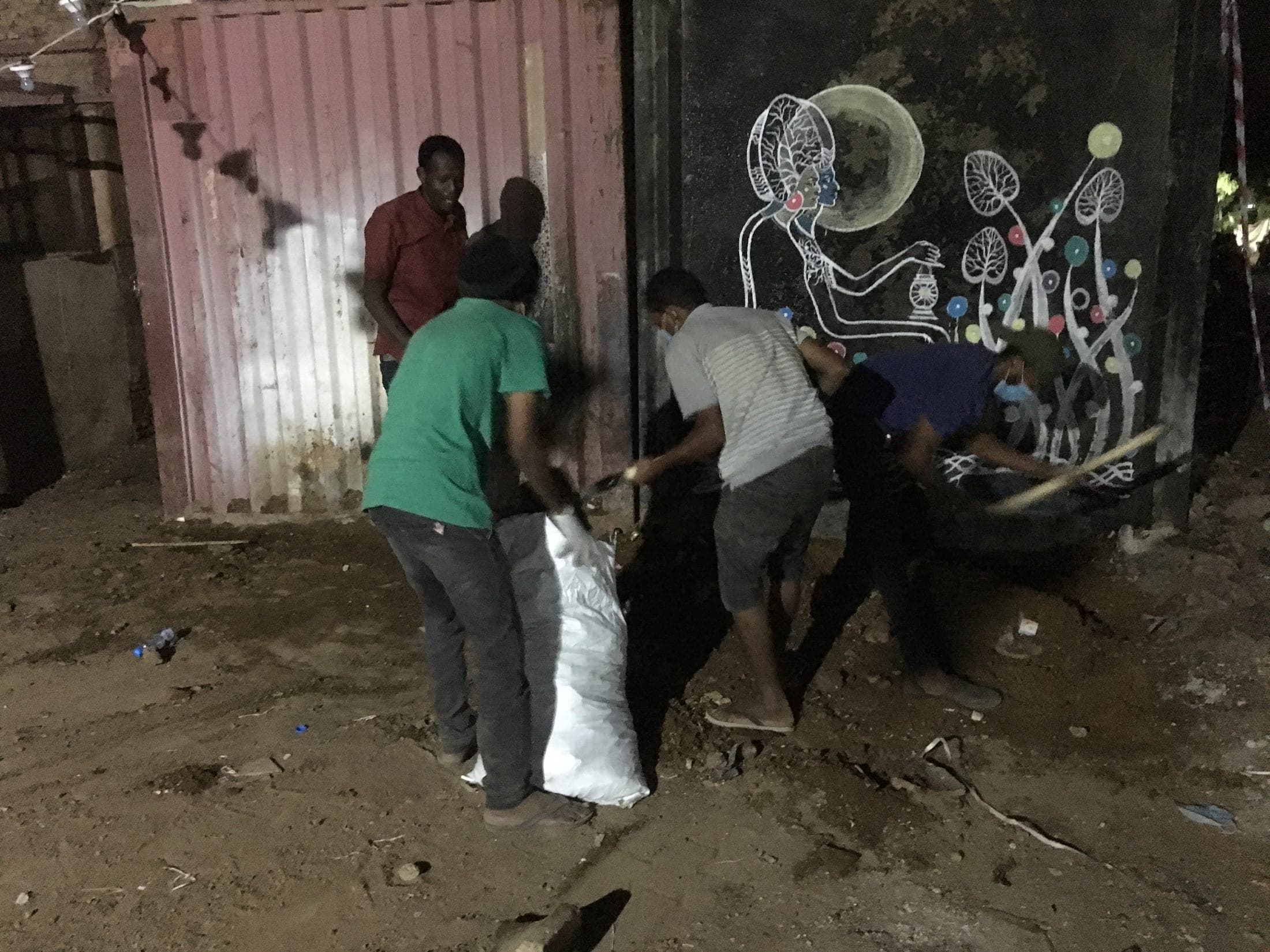 Process — installing lighting